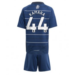 Aston Villa Boubacar Kamara #44 Derde tenue Kids 2024-25 Korte Mouw (+ Korte broeken)